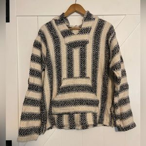Black and white Baja hoodie. Worn once.